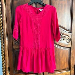 Lucky Brand red shift dress - size L